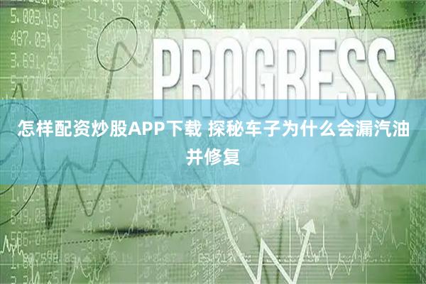 怎样配资炒股APP下载 探秘车子为什么会漏汽油并修复