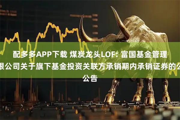 配多多APP下载 煤炭龙头LOF: 富国基金管理有限公司关于旗下基金投资关联方承销期内承销证券的公告